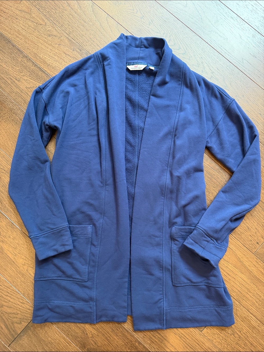 Vineyard Vines Dreamcloth Open Cardigan in Navy Size Medium - C4-122